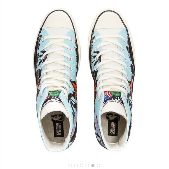 Converse x Chinatown Market Chuck Taylor 1970s Hi Lakers - Picture 4 of 8
